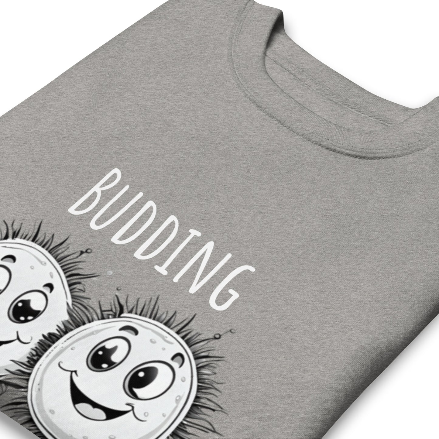 Science-themed unisex sweatshirt with ribbed crew neck