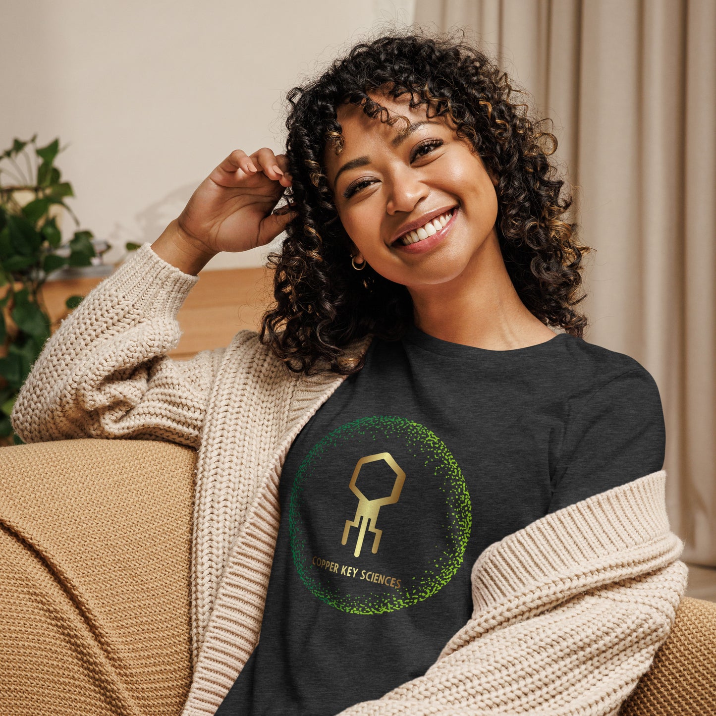 Branded Women's Relaxed T-Shirt by Copper Key Sciences
