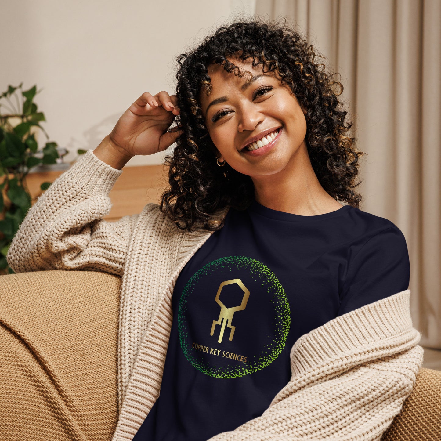 Branded Women's Relaxed T-Shirt by Copper Key Sciences